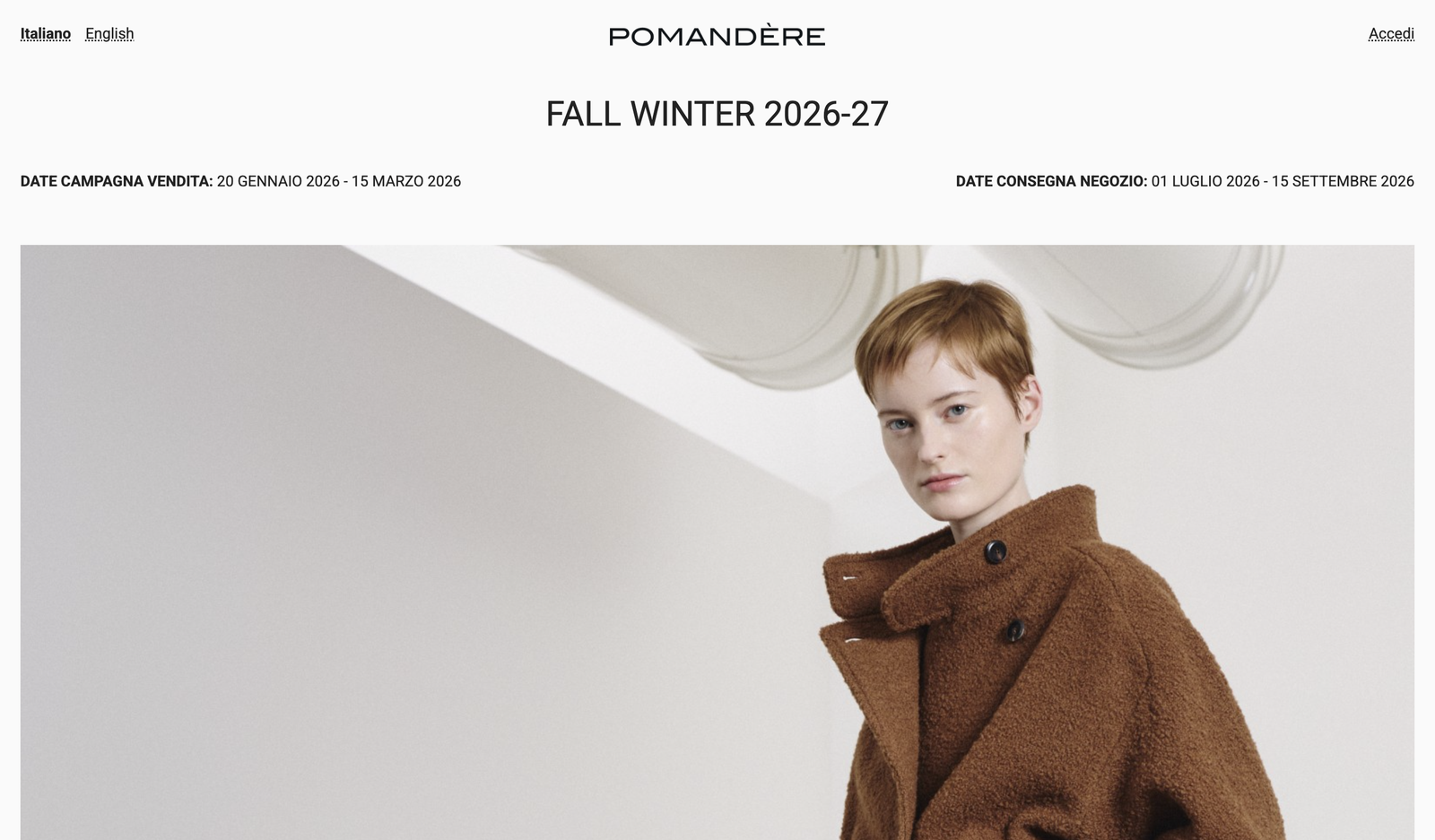 Showroom - B2B per la moda